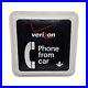 Verizon Phone From Car Telephone Hanging Wall Sign Store Display Rare 22.5x22.5