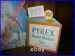 Very Rare 1940's Original Pyrexcardboard Standing Store Display Wi/original Box