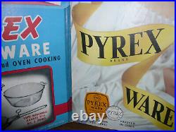 Very Rare 1940's Original Pyrexcardboard Standing Store Display Wi/original Box