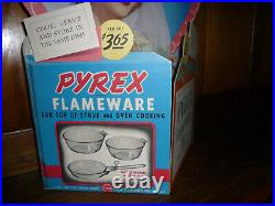 Very Rare 1940's Original Pyrexcardboard Standing Store Display Wi/original Box