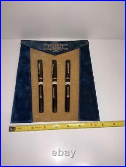 Very Rare Antique Original Waterman Store Display With 3 Dummy Pens