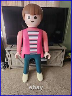 Very Rare Huge Life Size Playmobil Store Display Figure Almost 5 ft. Tall