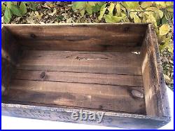 Very Rare Larkin Soap Co, Buffalo, NY Large Wood Crate Shipping Box 2 Sided