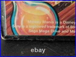 Very Rare Mickey Mania Store Display Promotional Poster 4 Sega / Super Nintendo