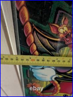 Very Rare Mickey Mania Store Display Promotional Poster 4 Sega / Super Nintendo