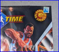 Very Rare NBA HANG TIME Poster Video Game SNES N64 Store Display Rental Promo