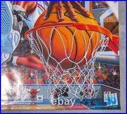 Very Rare NBA HANG TIME Poster Video Game SNES N64 Store Display Rental Promo