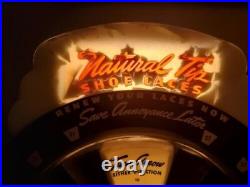 Very Rare Vintage Natural Tip Shoe Laces Counter Display, Lights Up