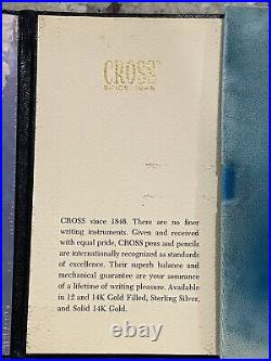 Very Rare Vtg Cross Pen Presentation Point Of Sale Store Display Pad