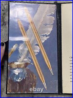 Very Rare Vtg Cross Pen Presentation Point Of Sale Store Display Pad