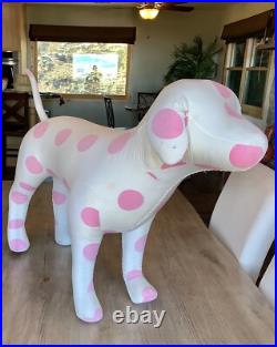 Victoria's Secret PINK Giant Store DISPLAY DOG Polka Dot RARE VS Decor
