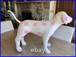 Victoria's Secret PINK Giant Store DISPLAY DOG Polka Dot RARE VS Decor