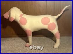 Victoria's Secret PINK Giant Store Display Dog Polka Dot Rare VS Room Decor