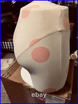 Victoria's Secret PINK Store Display Polkadot Torso Mannequin RARE