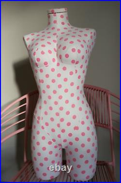 Victoria's Secret Pink Polka Dot Mannequin Store Display Rare Collectible