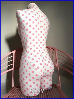 Victoria's Secret Pink Polka Dot Mannequin Store Display Rare Collectible