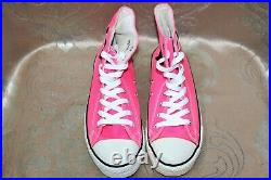 Victoria's Secret Pink Rare Htf Neon Hot Pink Converse Store Display Shoes D005