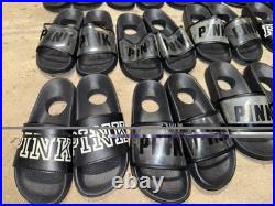 Victoria's Secret Pink Rare Pink Store Display Sandals Lot Of 12 Pairs