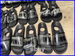 Victoria's Secret Pink Rare Pink Store Display Sandals Lot Of 12 Pairs