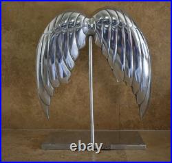 Victoria's Secret VS Rare/HTF Silver Polished Metal Angel Wings Store Display