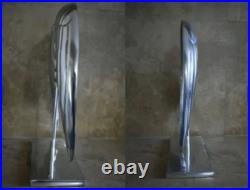 Victoria's Secret VS Rare/HTF Silver Polished Metal Angel Wings Store Display