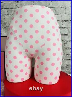 Victorias Secret PINK Store Display FORM Polka Dots Torso Mannequin RARE