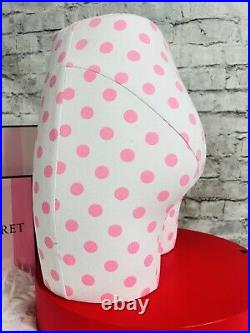 Victorias Secret PINK Store Display FORM Polka Dots Torso Mannequin RARE