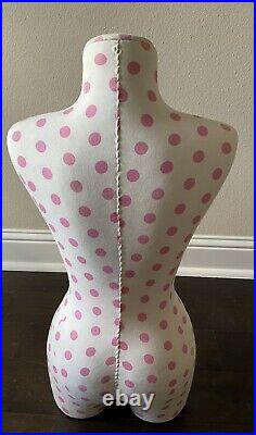 Victorias Secret PINK Store Display Form Prop Mannequin Polka Dot Victoria Rare