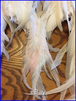 Victorias Secret Store Display Angel Wings Feathers Pink Glitter Prop Rare