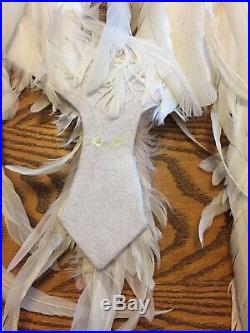 Victorias Secret Store Display Angel Wings Feathers Pink Glitter Prop Rare