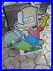 Vinatge Rare Bart Simpson Video Store Display Sign-Skateboarding 43 x 40 withstand