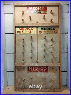 Vint Medico Pipe Store Display Cardboard 30x16 S. M. Frank & Co. Rare Advertising