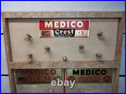 Vint Medico Pipe Store Display Cardboard 30x16 S. M. Frank & Co. Rare Advertising