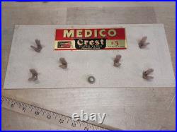 Vint Medico Pipe Store Display Cardboard 30x16 S. M. Frank & Co. Rare Advertising