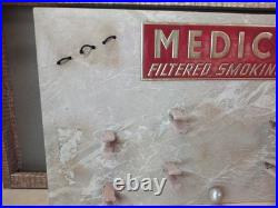 Vint Medico Pipe Store Display Cardboard 30x16 S. M. Frank & Co. Rare Advertising