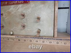 Vint Medico Pipe Store Display Cardboard 30x16 S. M. Frank & Co. Rare Advertising