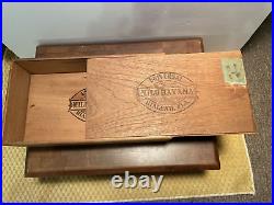 Vintage 1920s Store Display Wooden Cigar Box UNIVERSAL Cigar Co, Hialeah Fl RARE