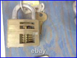 Vintage 1930s Master World's Finest Padlock Locks Store Display RARE