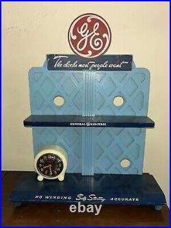 Vintage 1950's GE clock store display Rare