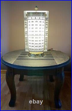 Vintage 1950s 1960s Retro Music Notation Lucite Lamp Light Store Display RARE