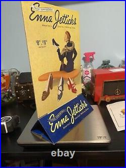 Vintage 1950s advertising store display For Enna Jetticks Woman's Shoes Rare