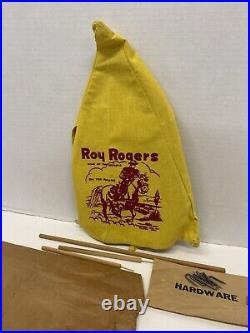 Vintage 1960 Rare Authentic ROY ROGERS Store Display Sample Tent With Envelope