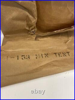 Vintage 1960 Rare Authentic ROY ROGERS Store Display Sample Tent With Envelope