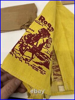 Vintage 1960 Rare Authentic ROY ROGERS Store Display Sample Tent With Envelope