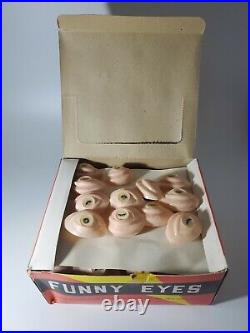 Vintage 1960's R. L. Albert and Son Alberts Funny Eyes Store Display RARE NEW