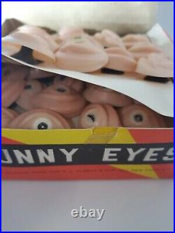 Vintage 1960's R. L. Albert and Son Alberts Funny Eyes Store Display RARE NEW