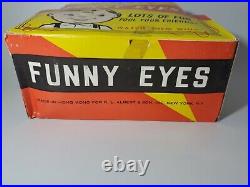 Vintage 1960's R. L. Albert and Son Alberts Funny Eyes Store Display RARE NEW