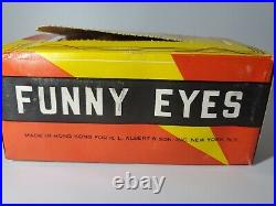 Vintage 1960's R. L. Albert and Son Alberts Funny Eyes Store Display RARE NEW