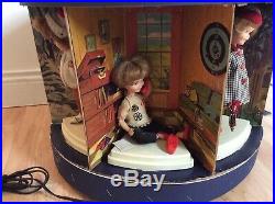 Vintage 1960s Penny Brite Doll Store Display Carousel with7 Dolls Topper Toys Rare