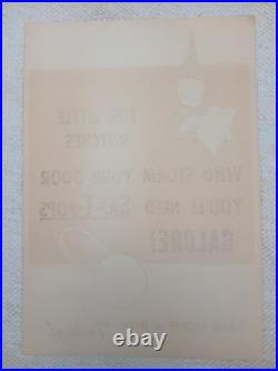 Vintage 1960s SAF-T-POPS Halloween Store Advertisement Sign Display RARE 14×10